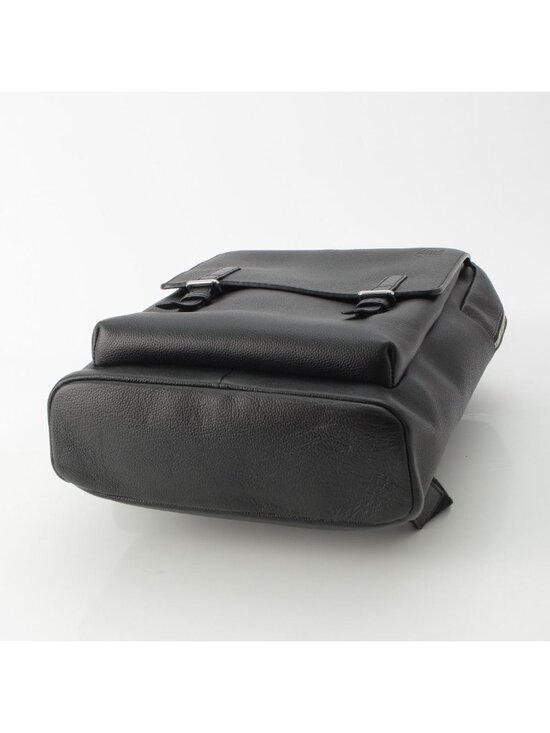 Loewe Military Leather Anagram Silver Backpack Black main image 4
